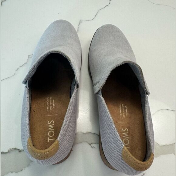 TOMS suede gray  booties - Picture 4 of 8